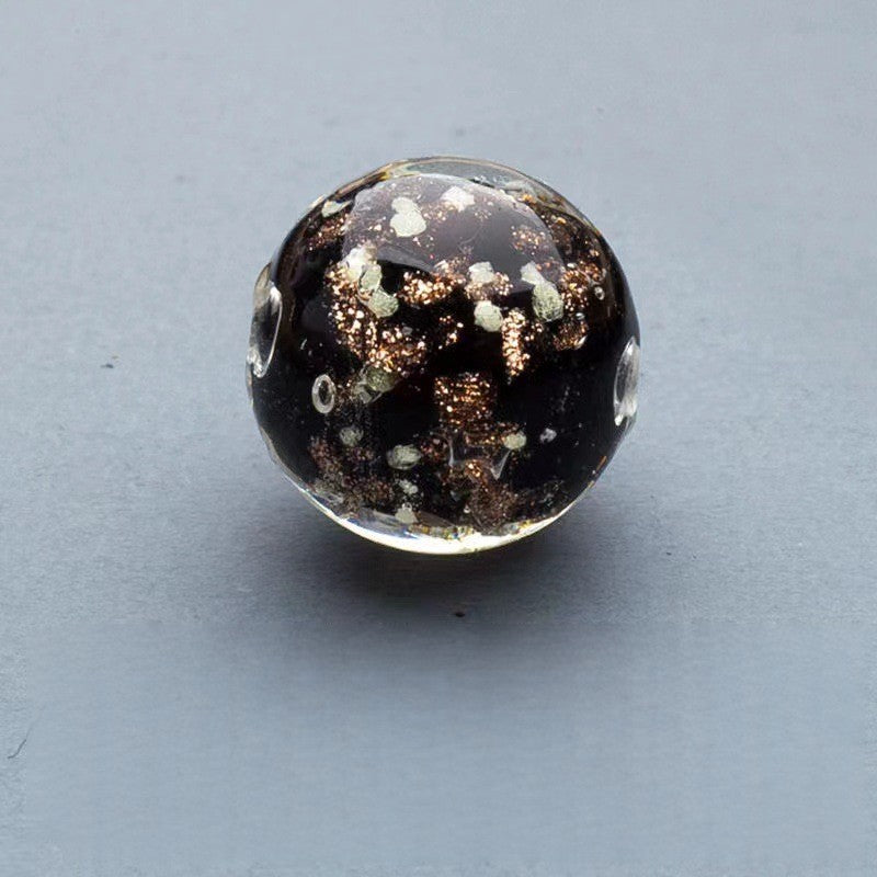 Glow in the Dark Round Glass Beads 8mm Transparent Colors 10pcs 12