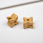 Glossy Clover Shaped Acrylic Beads 25x24x14mm Hole 6mm 20pcs 13