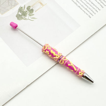 Beadable Pen Creative Candy Color Hand Painted Design  14