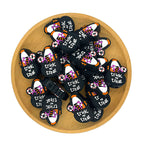 Silicone Focal Beads Halloween Candy Bag With Trick Or Treat Text 2