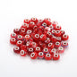 Resin Spacer Beads 9x14mm Multi-Color Textured 100pcs 3