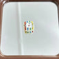Animal Printed Square Acrylic Beads 16mm Colorful Glossy 10pcs 4