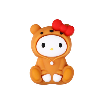 Silicone 3D Focal Beads Sanrio Characters Big Ear and Bow Details 20pcs 14
