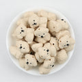3D Puppy Silicone Focal Beads Cute Multi Color 20pcs 4
