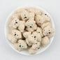 3D Puppy Silicone Focal Beads Cute Multi Color 20pcs 4