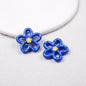 Hollow Dotted Line Sakura Flower Acrylic Beads 25mm 20pcs 7