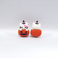 Silicone 3D Focal Beads Pumpkin Cat Jack O Lantern Witch Hat 20pcs