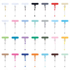 Beadable Plastic Tether Tabs With Bars