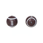 15mm Silicone Beads Sports Ball Printed Soccer Football Volleyball 10pcs 12