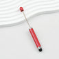 Beadable Stylus Pen Plastic Multi Color 3 in 1 Function