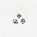 Cross Metal Beads 9mm Antique Silver Tone Alloy 50pcs 2