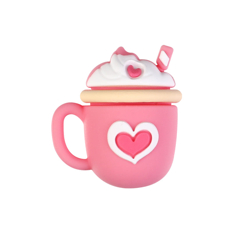 3D Coffee-Themed Silicone Focal Beads Cute Coffee Cups 20pcs 11