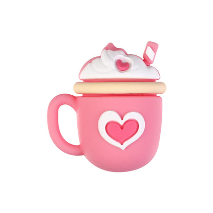 3D Coffee-Themed Silicone Focal Beads Cute Coffee Cups 20pcs 11