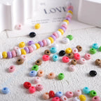Acrylic Water Drop Spacer Beads 5mm Solid Color 162pcs