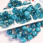 Brilliant Round Acrylic Beads 16mm Glossy Mixed Colors 10pcs 7