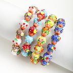 Dessert Theme Glass Cupcake Beads 15x13mm 5pcs