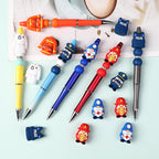 Silicone 3D Focal Beads Medical Midget Fire Gnome Police Vest 20pcs 8