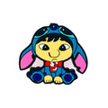 Silicone Focal Beads Moli Stitch Sitting Pose Pink Ears