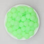 Glow in the Dark 15mm Round Silicone Beads 50pcs 8