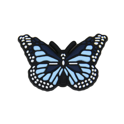 Silicone Focal Beads Butterfly Colorful Vibrant Design 20pcs 4