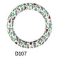 65mm Printed Round Silicone Rings Colorful Patterned 6