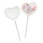 Beadable Heart Shape Handheld Makeup Mirror 25