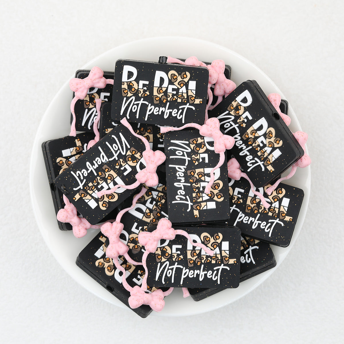 Be Real Not Perfect Silicone Focal Beads 20Pcs  2