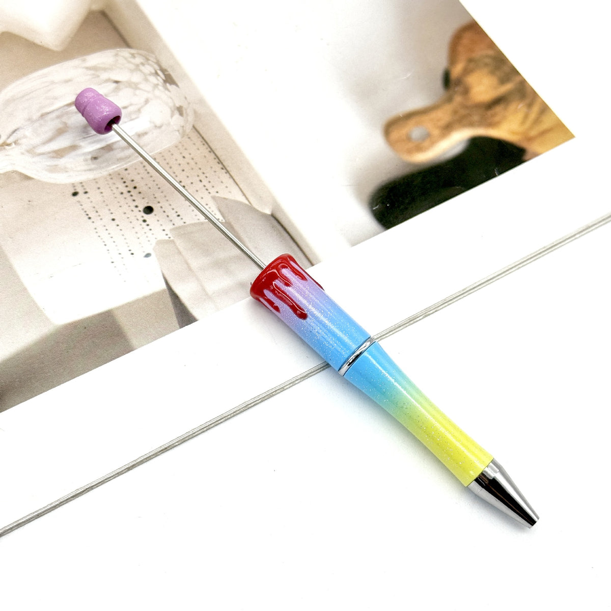 Beadable Pen Halloween Bloodprint Morandi Candy Color 24