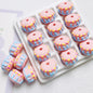 Painted Cake Acrylic Beads 14x20mm Colorful Dripping Icing 10pcs 10