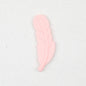 Colorful Feather Shaped Silicone Beads 20pcs - Light Pink