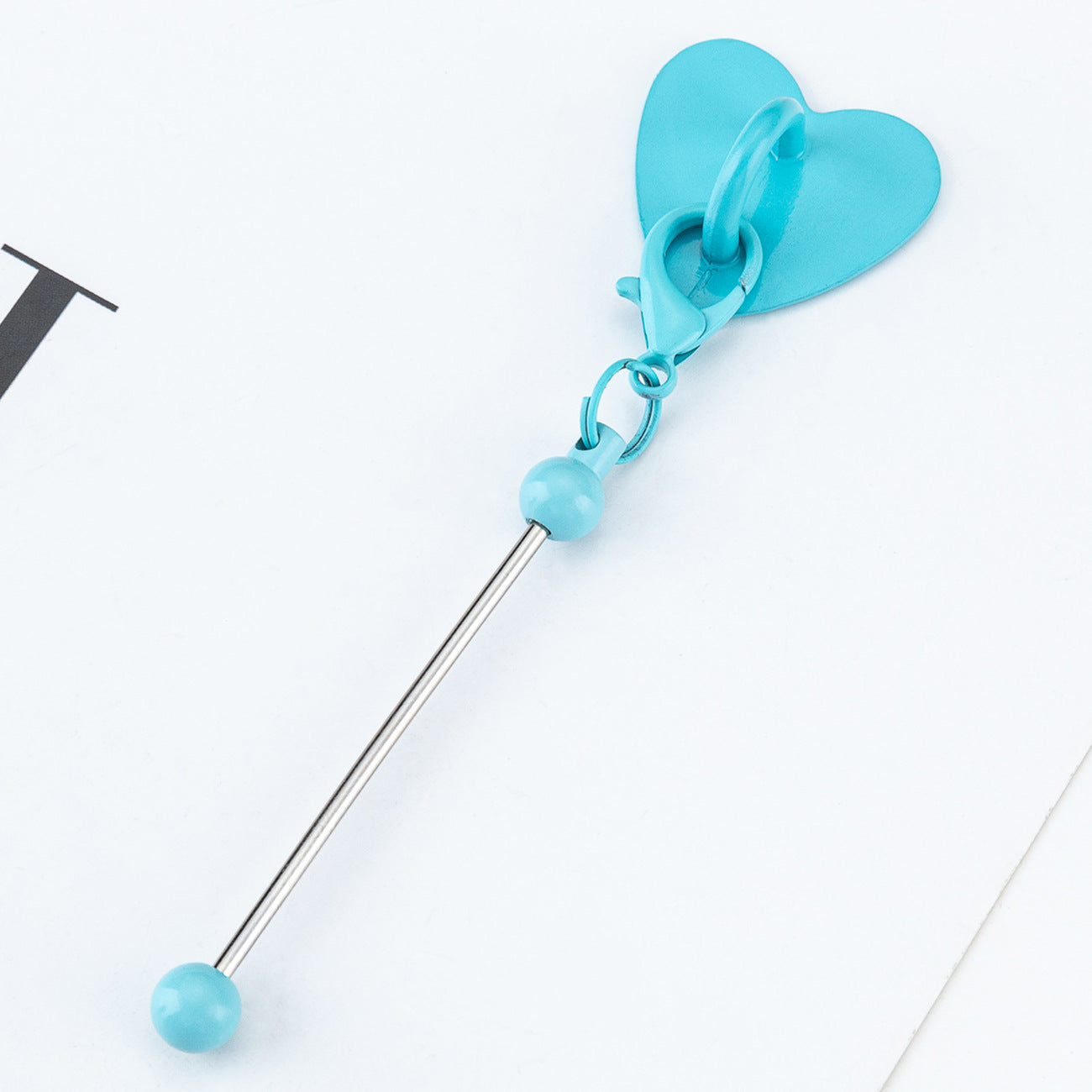 Beadable Metal Cup Charms Heart-shaped
