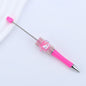 Beadable Pen with Kitty and Rhinestone  19