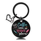 Stainless Steel Nurse Nursing Heart Cap Charm Color Printing Keychain 11