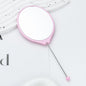 Beadable Plastic Mirror Handheld Oval