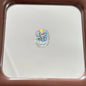 Clear Square Acrylic Beads 16mm Puppy and Kitten Pattern 10pcs 4