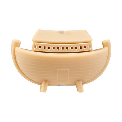 Silicone 3D Focal Beads Jesus Noah Ark Raised Ark Shape 14