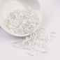 Plating Metallic Color Twisted Bugle Glass Beads 6mm 2500pcs 13