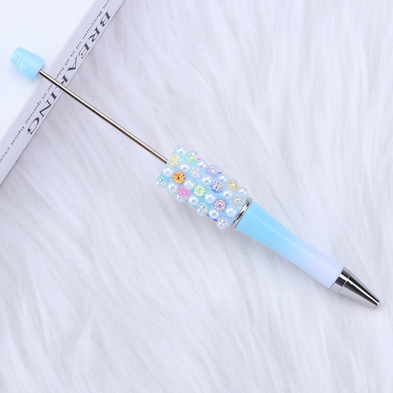 Colorful Pearl Gradient Round Ballpoint Pen Plastic 12