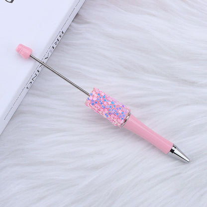 Star Sequin Creative Beadable Pen Plastic 18