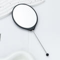 Beadable Plastic Mirror Handheld Oval
