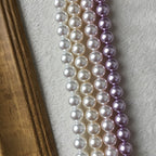 Pearl Glass Beads 10mm Imitation Smooth Lustrous 40pcs 2