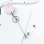 Beadable Badge Bar Reels With Glitter
