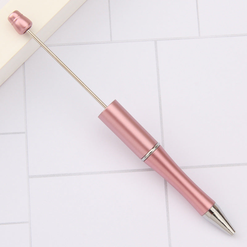 Beadable Pens Wholesale, Matte Plastic Ballpoint Ink Colorful Barrel, 11.5mm x 145mm