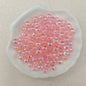 Plating Round Acrylic Beads 12mm Iridescent Transparent 550pcs 7