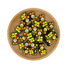 Silicone Focal Beads Odie Dog With Large Tongue 20pcs 2