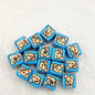 Osamu Harada Series Square Acrylic Beads 14mm Pattern 10pcs 8