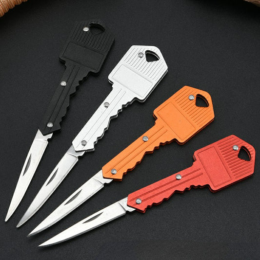 Mini Folding Knife Keychain Stainless Steel Outdoor Survival Tool