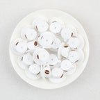  3D White Coffee Cup Silicone Focal Beads 20Pcs 2
