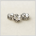 Alloy Sunflower Wreath Spacer Beads 9mm Tibetan Silver Style 100pcs 2