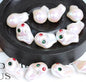 Irregular Acrylic Beads ABS Plastic Imitation Pearl Rhinestone 10pcs 12